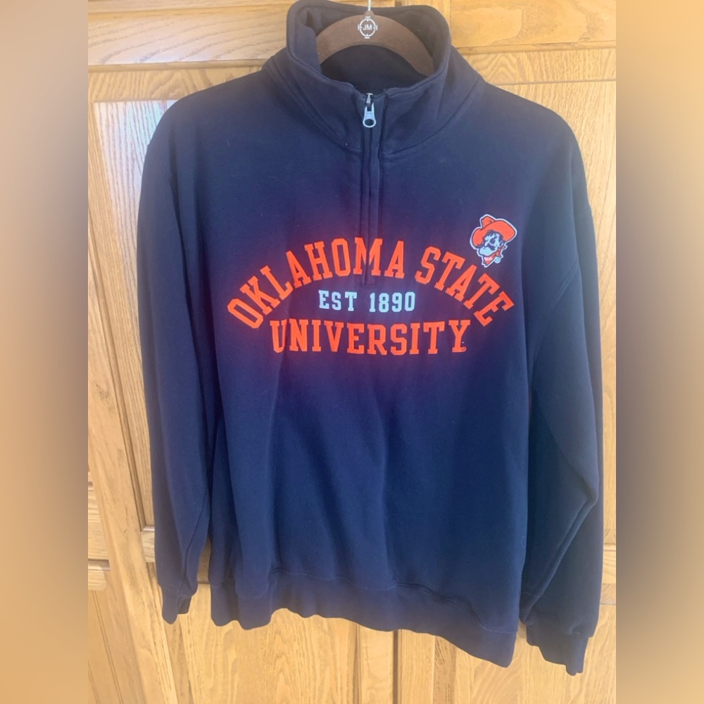 Oklahoma State University 1/4 Zip Sweatshirt